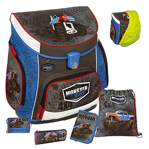 Schulranzen mit Monster Truck Motiv +++ Jetzt günstig kaufen!