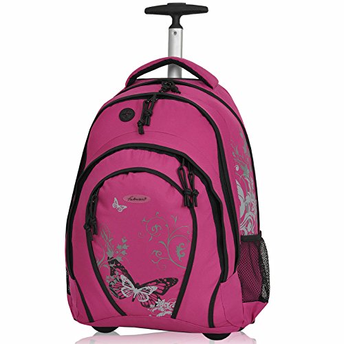 FABRIZIO Schultrolley Papillon Butterfly 33 Liter...