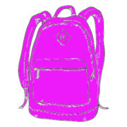 Schulrucksack Pink